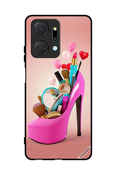 Covernex غطاء حماية لهاتف Honor X7a مع أدوات مكياج