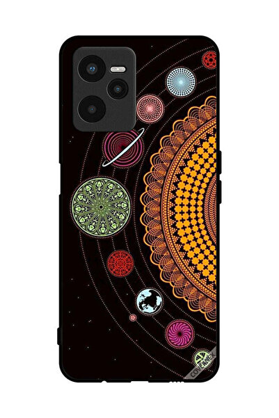 Covernex غطاء حماية لهاتف Realme C35 - فن ماندالا للنظام الشمسي