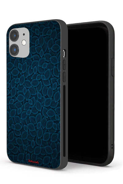 Tolwak جراب حماية لجهاز Apple iPhone 12 mini بنقشة أوراق فنية رقمية