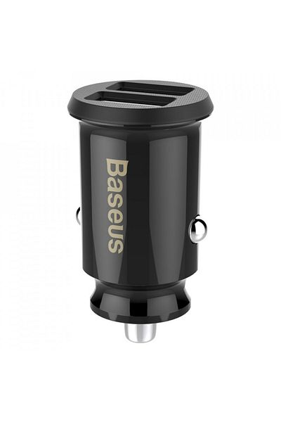 Baseus USB Car Charger, 5V, 3.1A - (CCALL-ML01) - Black