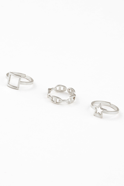 Sortie Aksesuar مجموعة حلقات من الفولاذ المقاوم للصدأ قابلة للتعديل مع شكل نج...