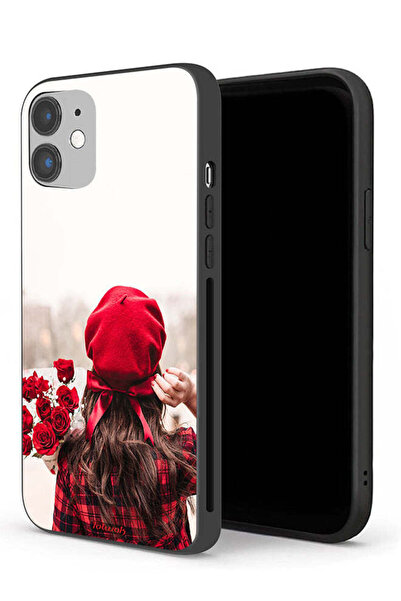 Tolwak غطاء حماية لجهاز Apple iPhone 12 mini يحمل زهورًا