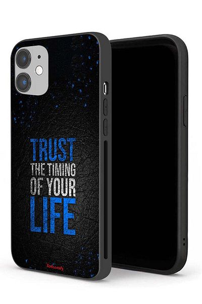 Tolwak Apple iPhone 12 mini Protective Case Trust The Timing Of Your Life
