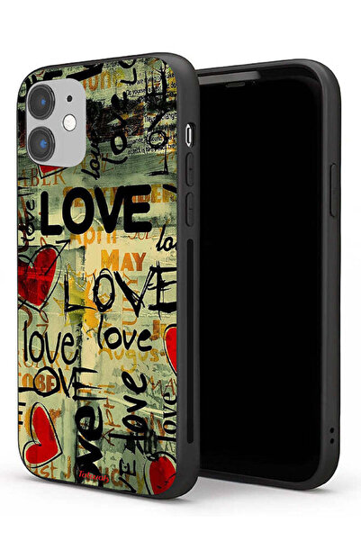 Tolwak غطاء حماية لجهاز Apple iPhone 11 Love Tags