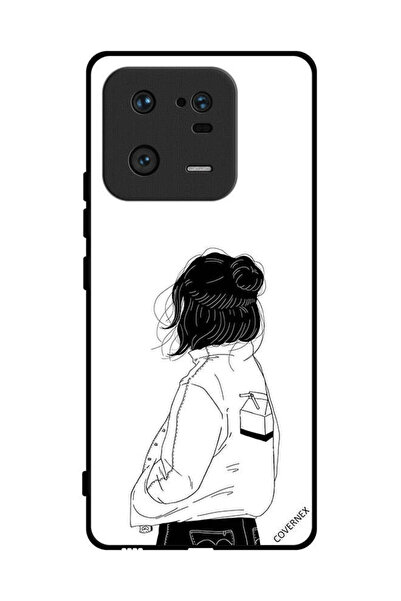 Covernex غطاء حماية لهاتف شاومي 13 برو فتاة تفكر بعمق كبير