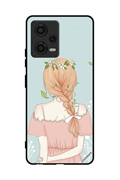 Covernex غطاء حماية لهاتف شاومي بوكو X5 بفتاة واقفة بمظهر لطيف