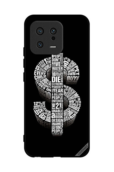 Covernex غطاء حماية لهاتف شاومي 13 بطبعة دولار الخط