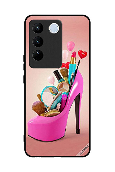 Covernex غطاء حماية لهاتف Vivo V27 مع أدوات مكياج