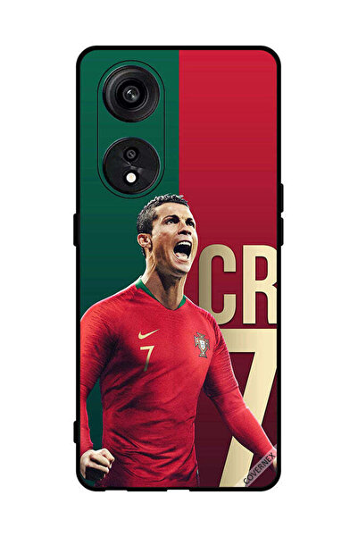 Covernex غطاء حماية لهاتف Oppo Reno8 T 5G مجموعة فريق كريستيانو رونالدو البرتغال