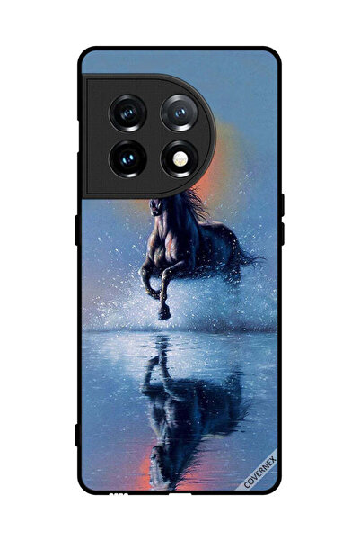 Covernex غطاء حماية لهاتف OnePlus 11 - رسم حصان يركض في الماء