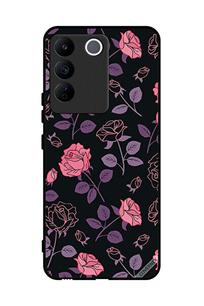 Covernex غطاء حماية لهاتف Vivo S16e - زهور باستيل قوطية