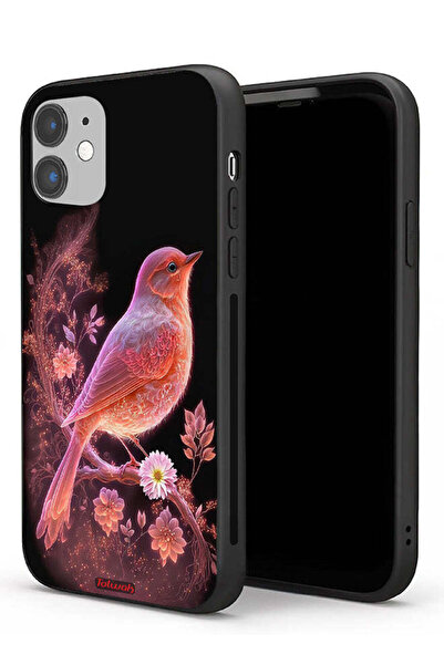 Tolwak Apple iPhone 11 Protective Case Cute Bird Art