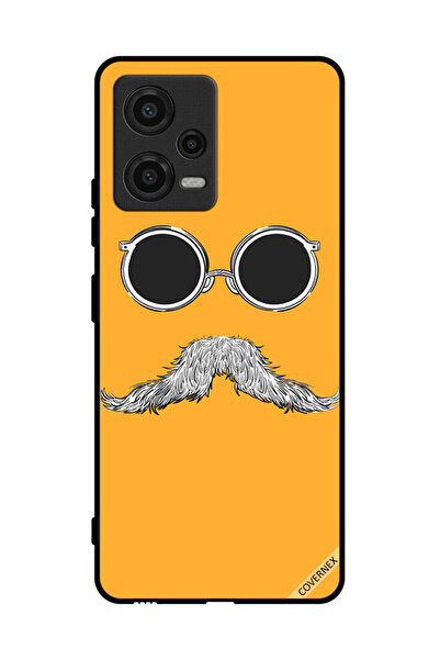 Covernex غطاء حماية لهاتف Xiaomi Poco X5 - نظارات وشارب - فن