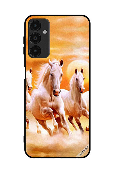 Covernex غطاء حماية لهاتف سامسونج جالاكسي A14 5G - خيول تركض