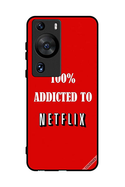 Covernex غطاء حماية لهاتف هواوي بي 60 برو - مدمن على نتفليكس بنسبة 100%