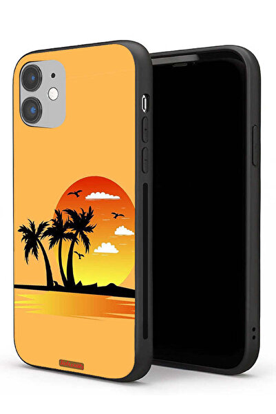 Tolwak Apple iPhone 11 Protective Case Drawing Abstract Design