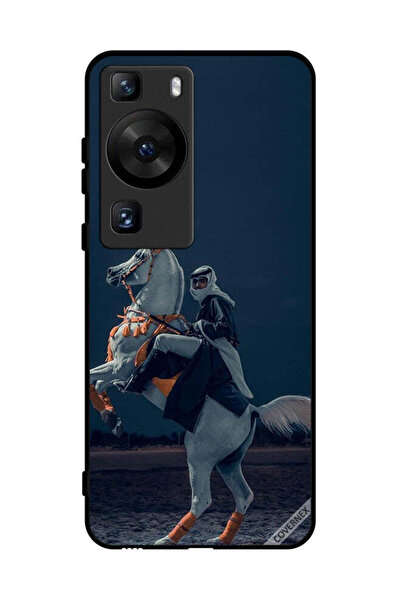 Covernex غطاء حماية لهاتف هواوي بي 60 - شاب على حصان