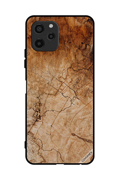 Covernex غطاء حماية لهاتف هواوي إنجوي 50z بنمط خشبي عتيق
