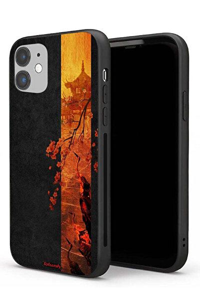 Tolwak جراب حماية لجهاز Apple iPhone 11 بألوان الخريف الفنية