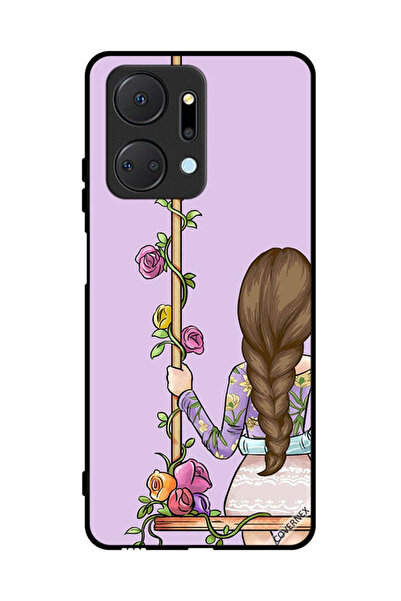 Covernex غطاء حماية لهاتف Honor X7a - خلفية فتاة صديقة