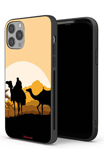Tolwak غطاء حماية لجهاز آبل آيفون 12 برو ماكس - فن الجمال في الصحراء