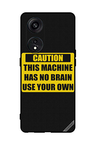 Covernex غطاء حماية لهاتف Oppo Reno8 T 5G تحذير: هذه الآلة ليس لها عقل استخدم...