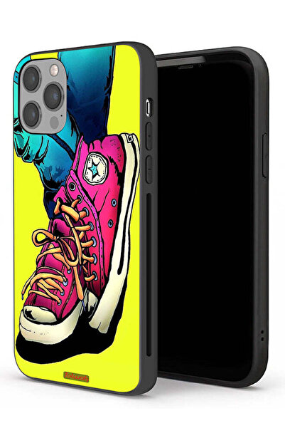 Tolwak جراب حماية من القماش بتصميم حذاء فني لهاتف Apple iPhone 12 Pro Max