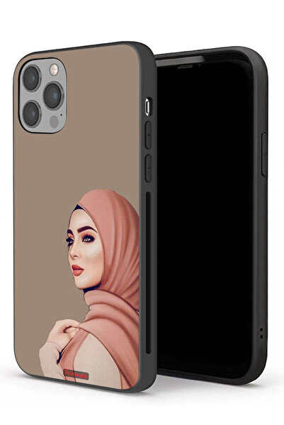 Tolwak جراب حماية لجهاز Apple iPhone 12 Pro Max - فتاة محجبة جميلة