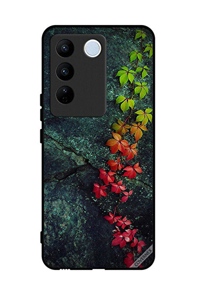 Covernex غطاء حماية لهاتف فيفو S16 بأوراق جميلة