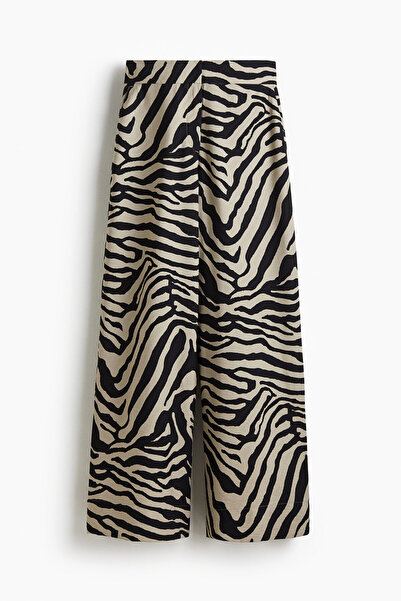 H&M Geniş Gabardin Pantolon