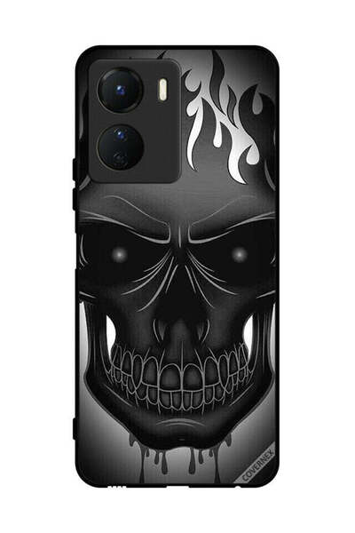 Covernex غطاء حماية لهاتف Vivo Y16 - رسمة جمجمة