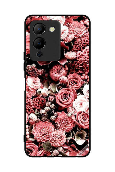 Covernex غطاء حماية لهاتف Infinix Note 12 Pro 5G بلون الخوخ والورود