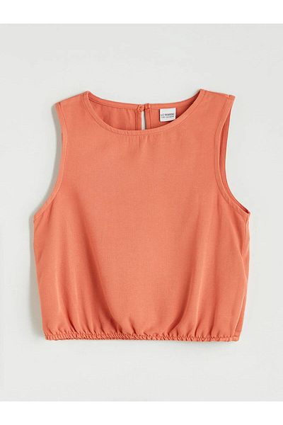 LC Waikiki Lcw Kids Linen Blend Girls Blouse and Shorts (S5)
