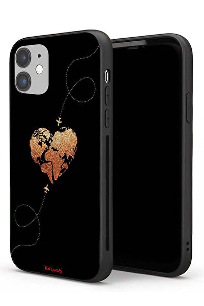 Tolwak غطاء حماية لجهاز Apple iPhone 11 - طائرات تلامس القلب