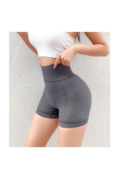 FITINT Colanți sport push-up cu talie înaltă pentru femei, gri – FITINT 175
