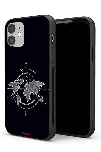 Tolwak غطاء حماية لجهاز Apple iPhone 11 برسومات البوصلة