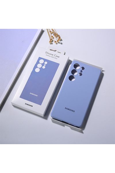 Samsung for S25 Ultra Purple for Samsung Galaxy S25 Ultra/S25 Plus/S25 + Liquid Silicone Phone Case Cover So