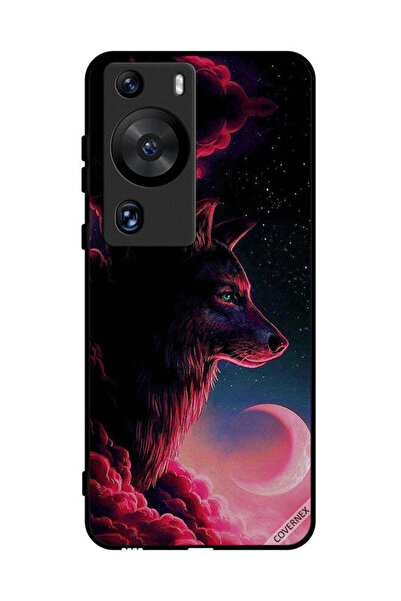 Covernex غطاء حماية لهاتف هواوي بي 60 برو - فن الذئب