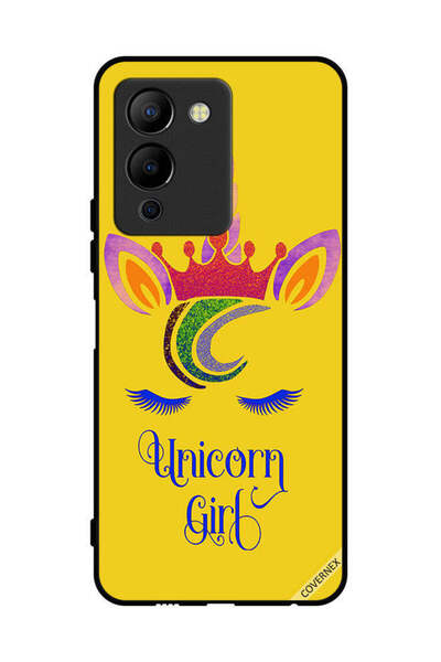 Covernex غطاء حماية لهاتف Infinix Note 12 G96 برسومات فتاة وحيد القرن