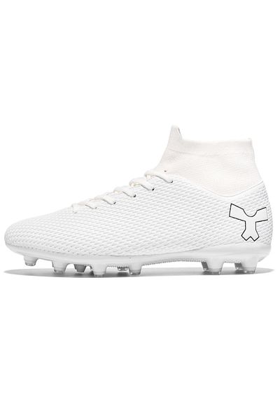 MBrands Fg Football Boots With Ankle Support 6.9 For Grass/synthetic Pitches, White 39