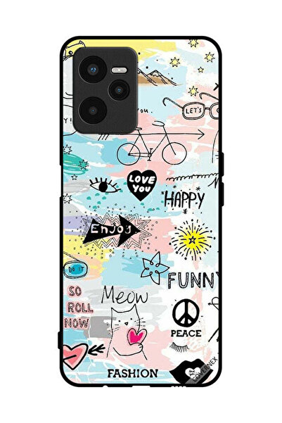 Covernex غطاء حماية لهاتف Realme C35 Doodle Meow Enjoy