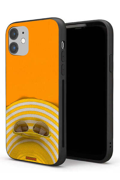 Tolwak Apple iPhone 11 Protective Case Glasses Hat
