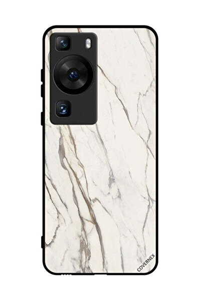 Covernex غطاء حماية لهاتف هواوي بي 60 بنمط رخامي