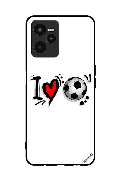 Covernex Protective Case Cover For Realme C35 I Love Football