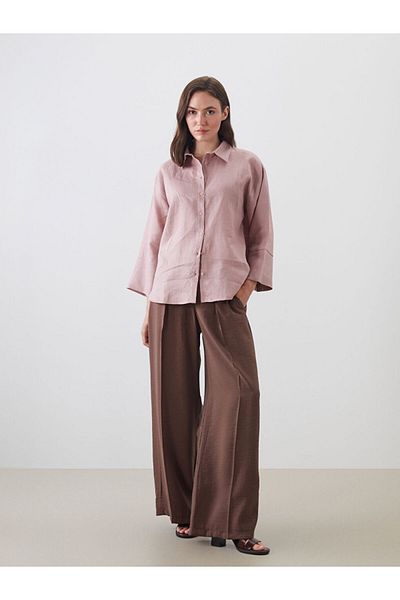 LC Waikiki New Season Elastic Waist Modal Blend Women's Trousers - S5Q594Z8