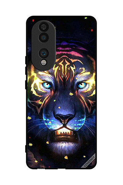 Covernex غطاء حماية لهاتف Honor 70 مع مشبك فني على شكل أسد
