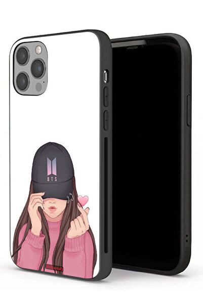 Tolwak جراب حماية لجهاز Apple iPhone 12 Pro Max فتاة تلتقط صورة