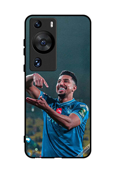 Covernex غطاء حماية لهاتف هواوي بي 60 برو سالم الدوسري يحمل كرة قدم