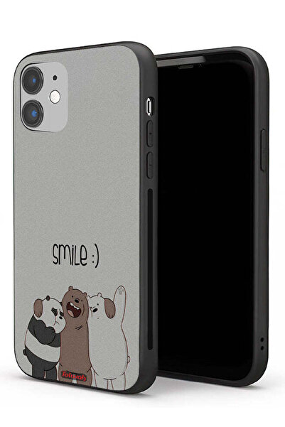 Tolwak Apple iPhone 11 Protective Case Friends Smile