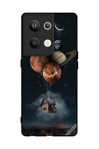 Covernex غطاء حماية لهاتف Oppo Reno 9 Pro Plus - Balloon Planets Takes Home